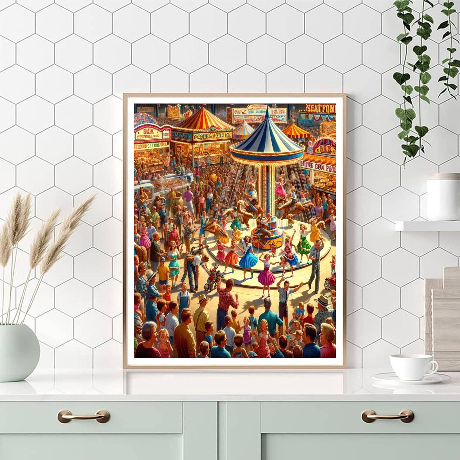 Oklahoma State Fair - United States Numbered Painting Kits