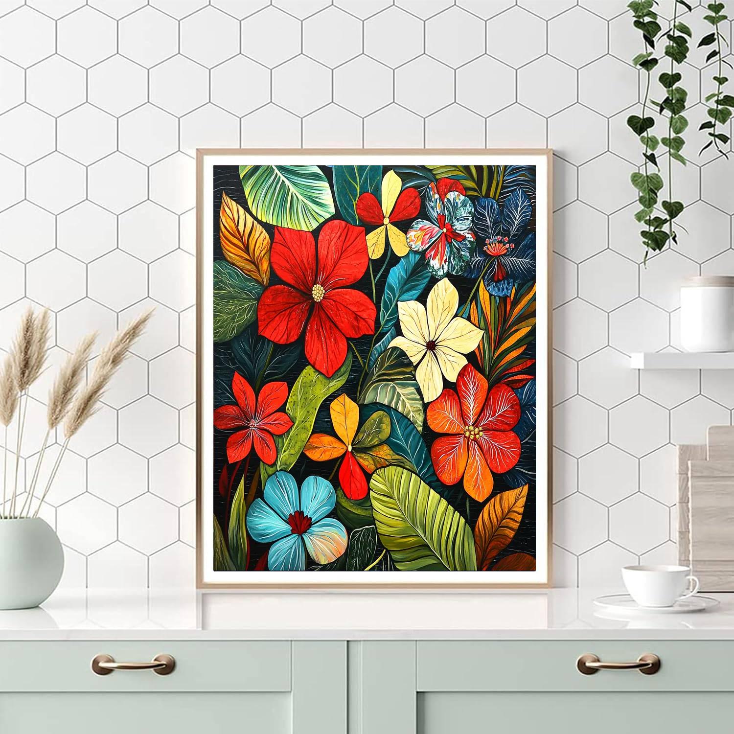 Frida Kahlo Inspired Resilient Bloom  Painting Number Kit