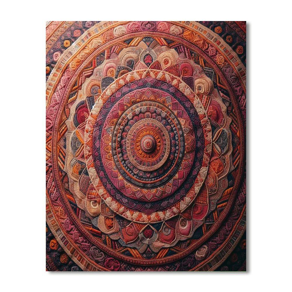Bohemian Sunset Throw Paint By Number