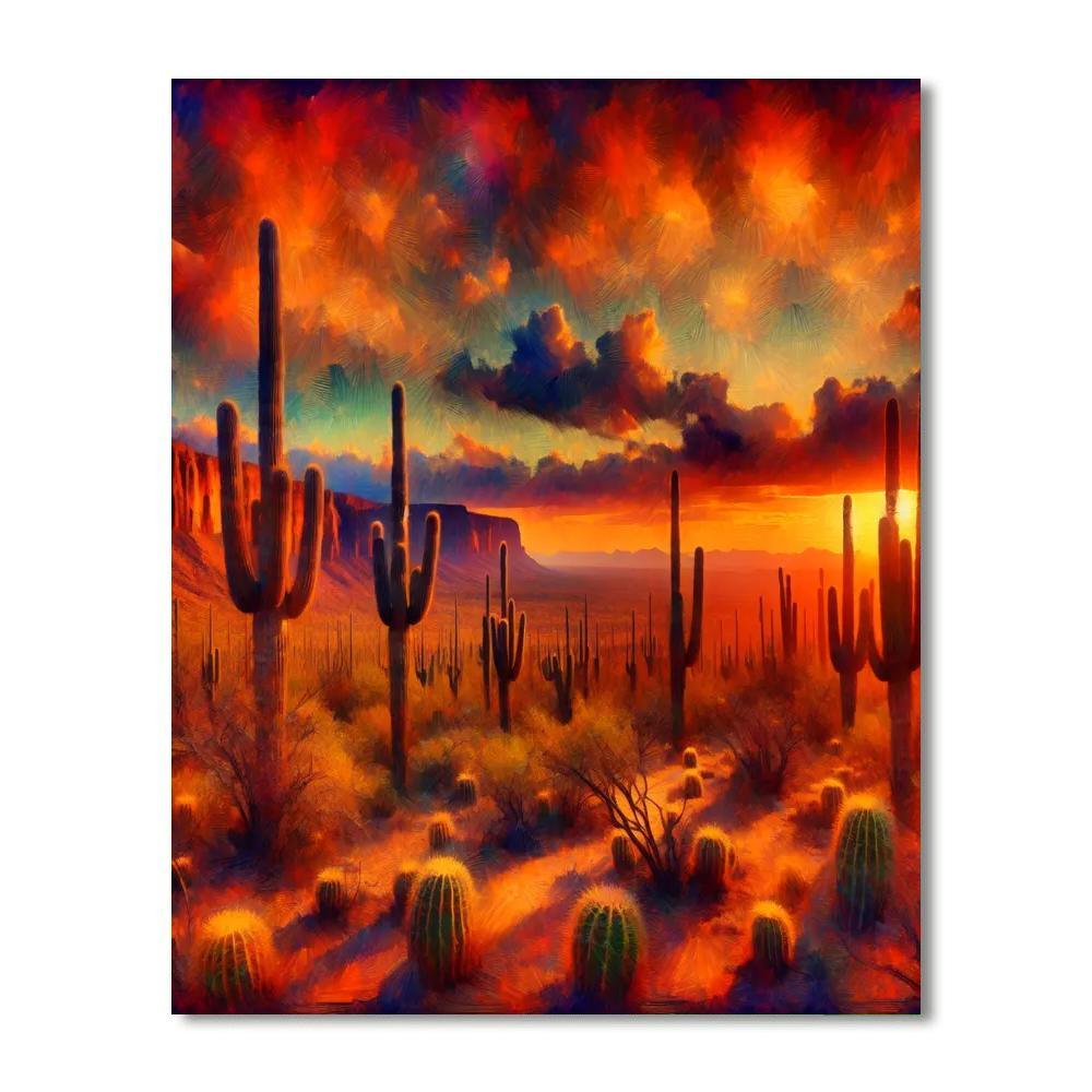 Southwestern Desert Mirage Paint By Numbers