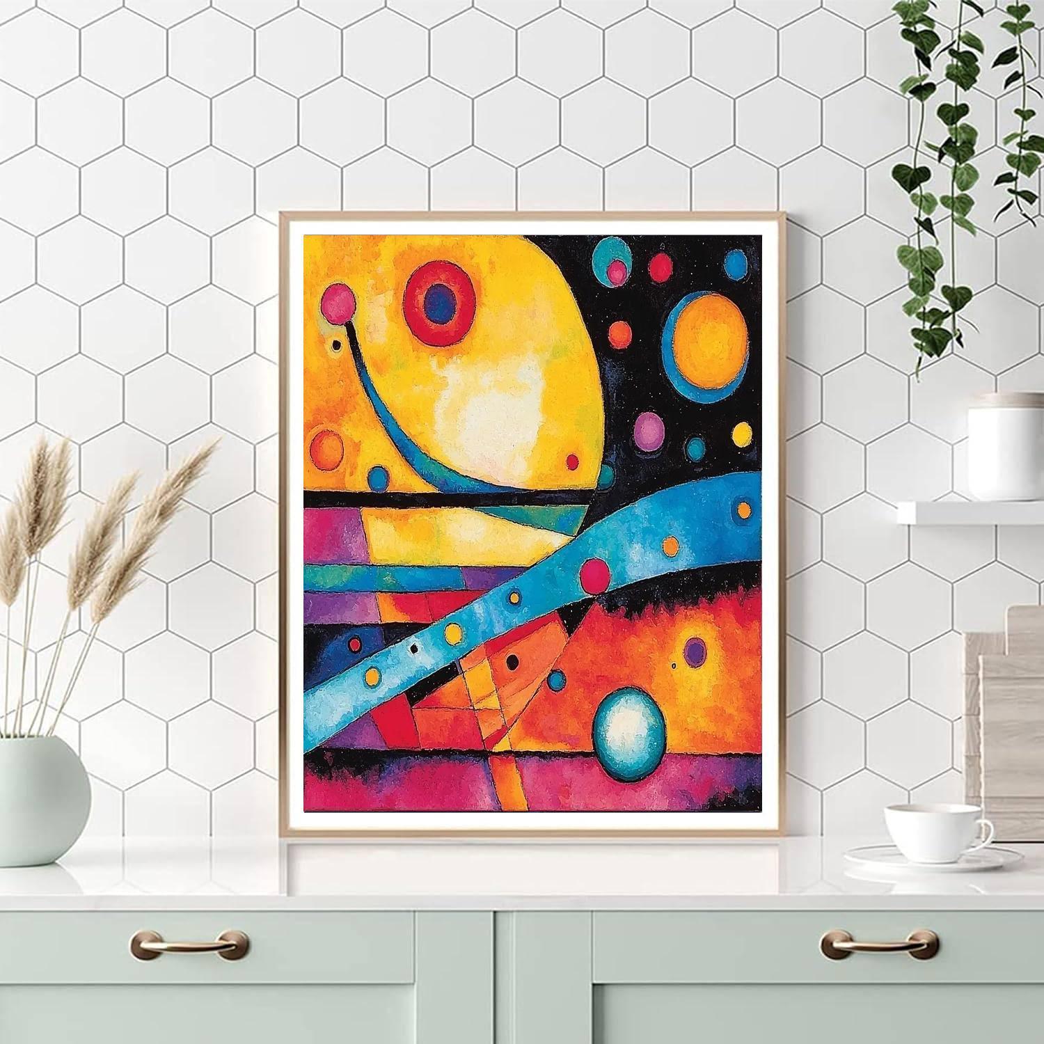 Wassily Kandinsky Inspired Abstract Visions Of Freedom  Numbered Painting Kits