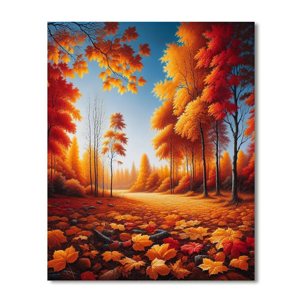 Blissful Autumn Escape Paint By Numbers Kits