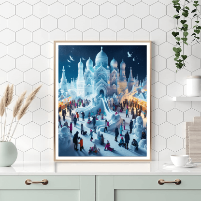 Sapporo Snow Festival Numbered Painting Kits