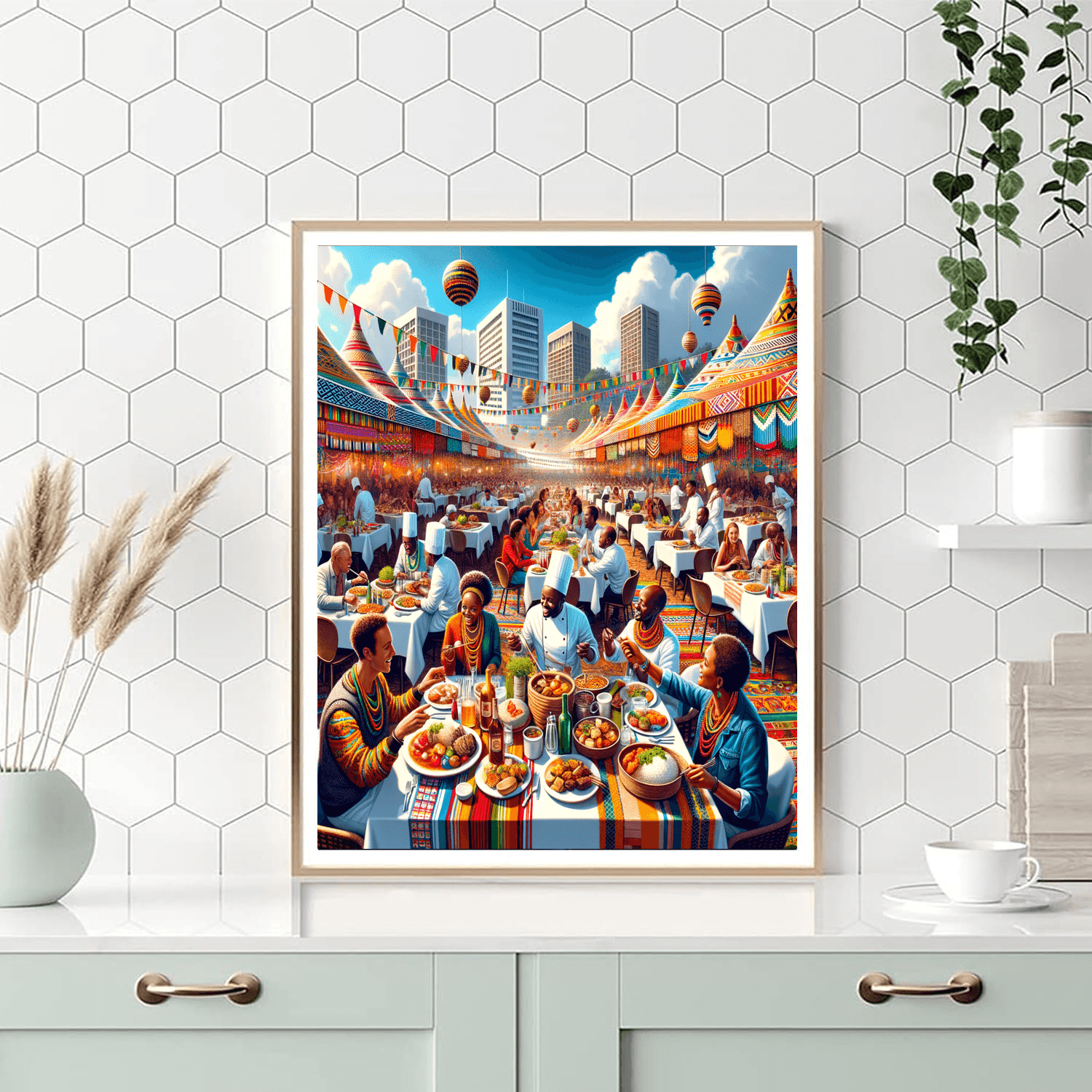 Nairobi Restaurant Week - Kenya Numbered Painting Kits