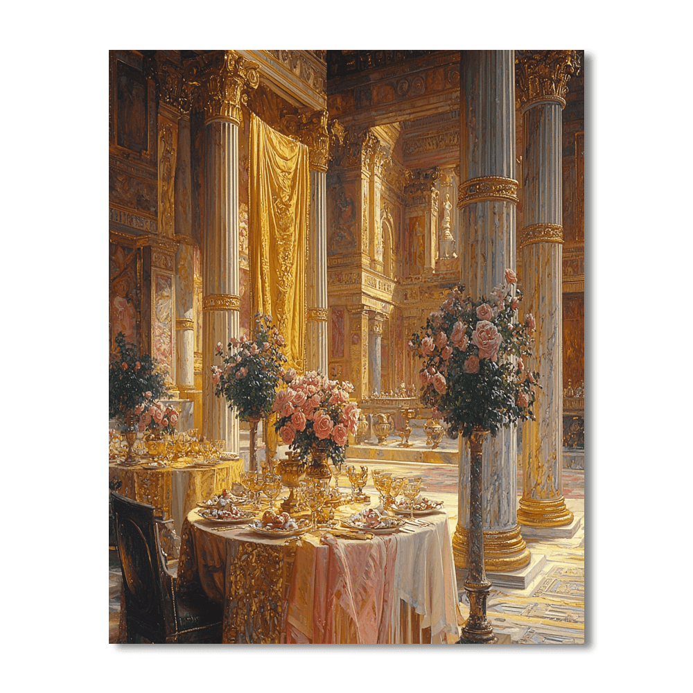 Lawrence Alma-Tadema Inspired Ancient Roman Feasts Reimagined  Paint By Numbers