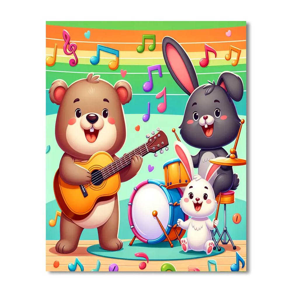 Magical Melodies Painting Number Kit