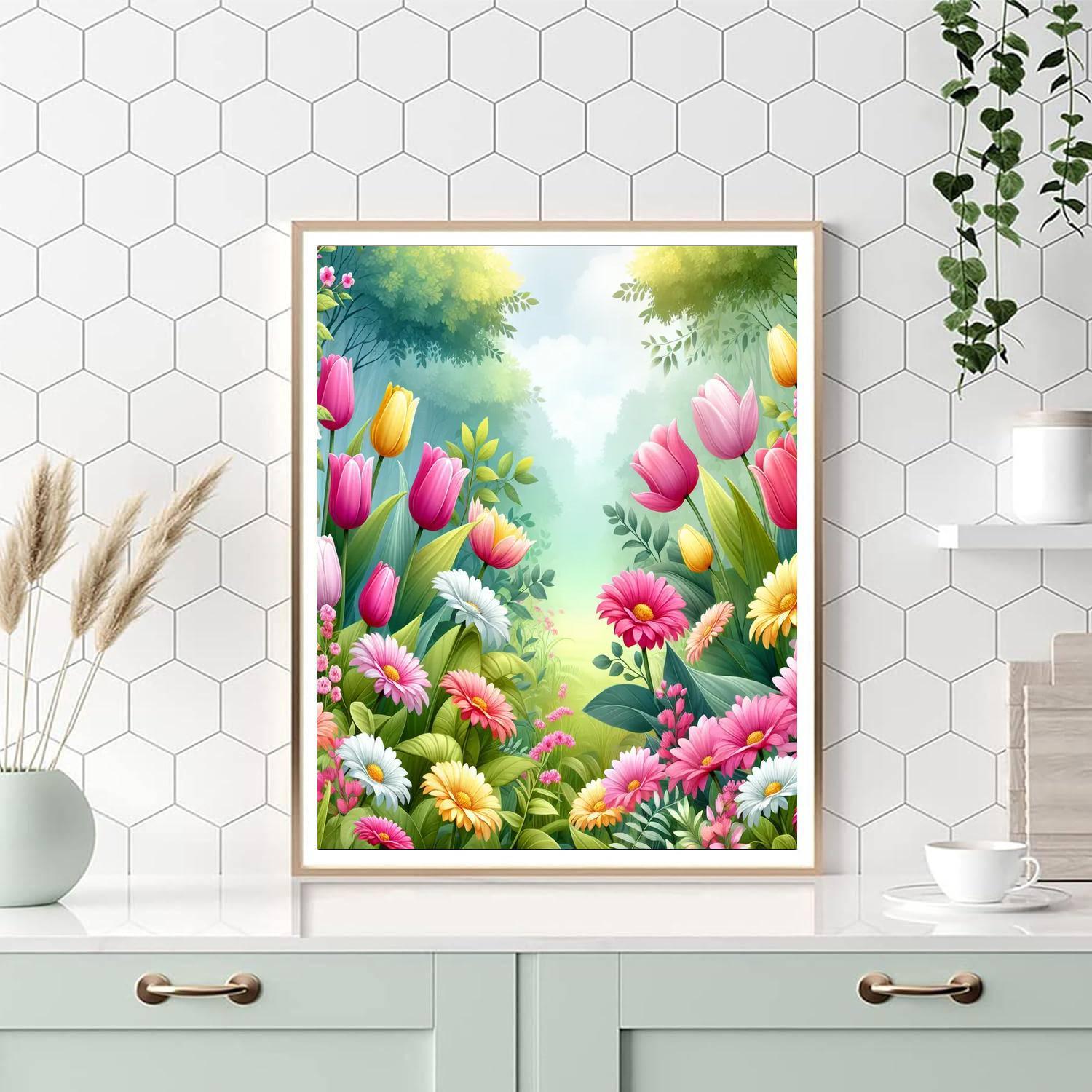 Joyous Spring Awakening Paint By Color