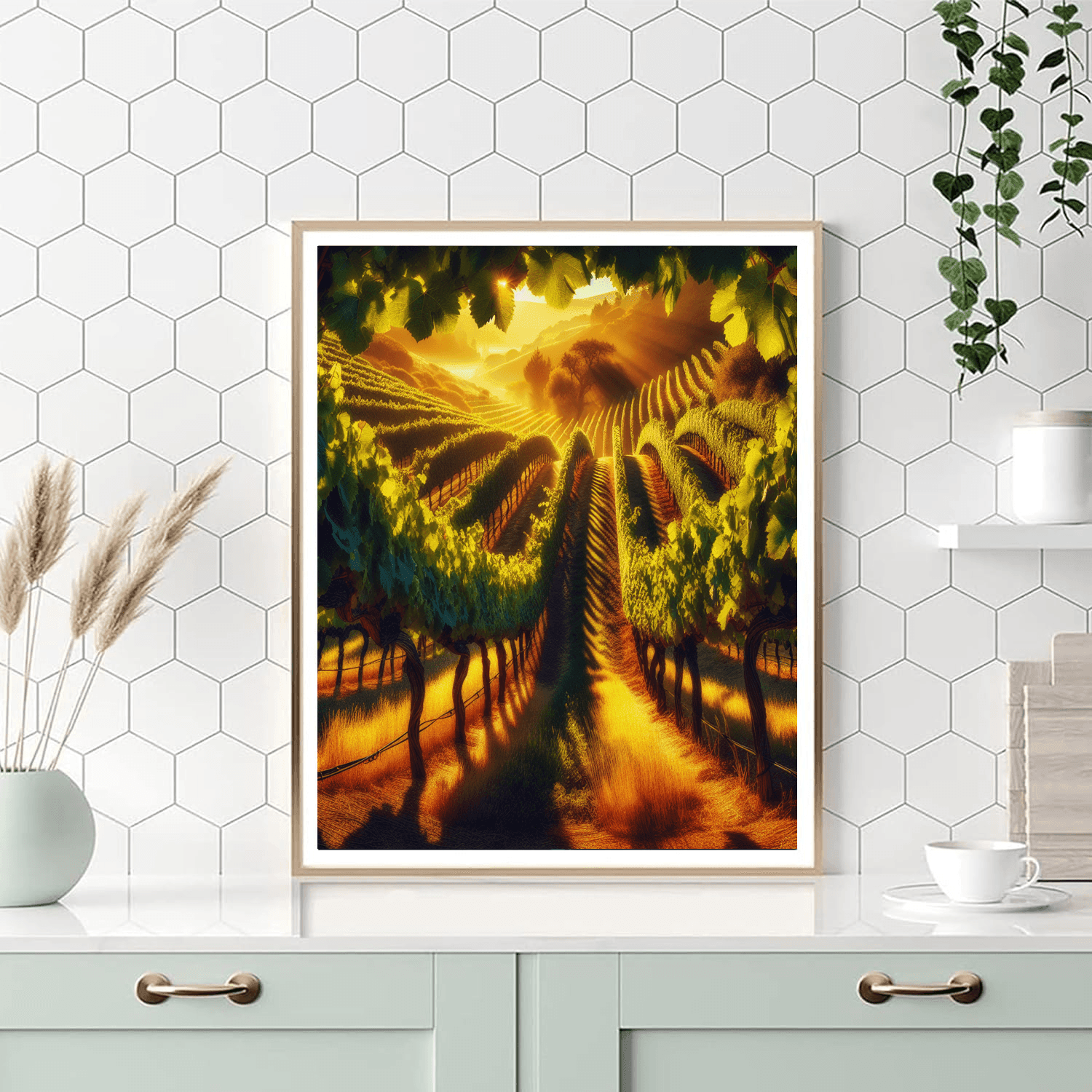 Rustic Vineyard Afternoon Paint By Number