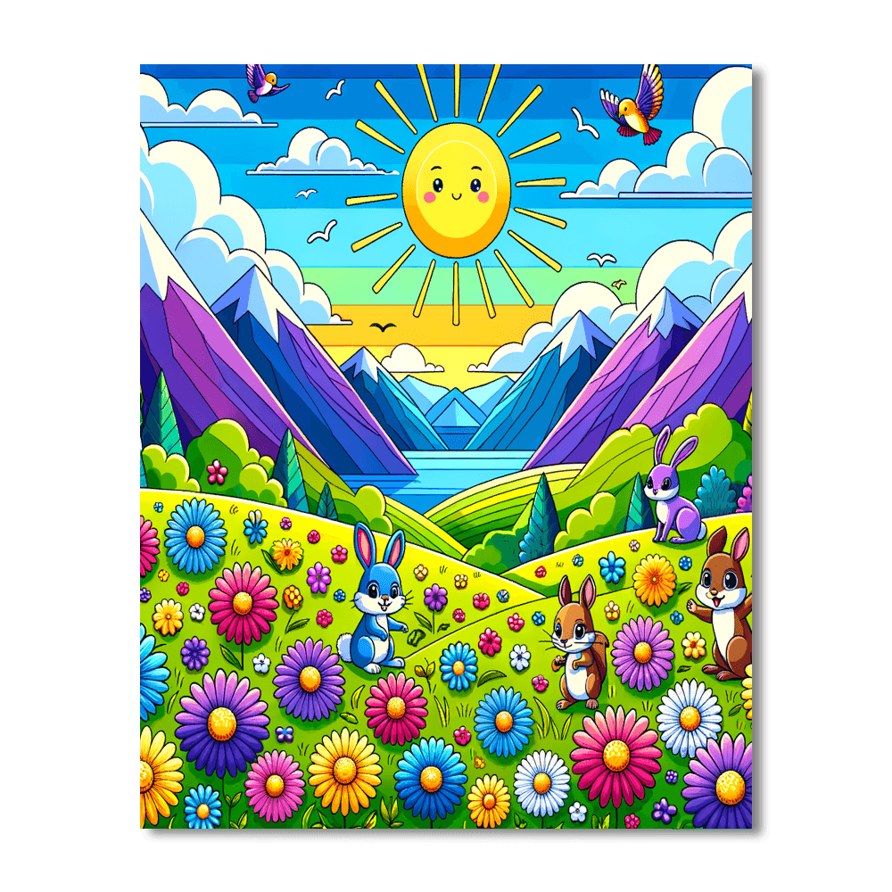 Joyful Celebration Of Nature Paint By Color