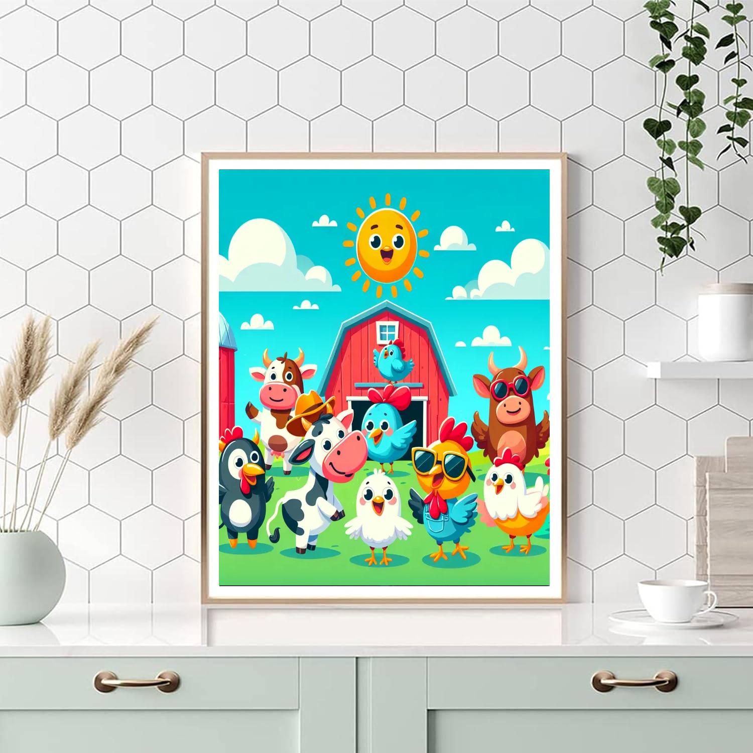 Funny Farm Adventures Paint By Numbers