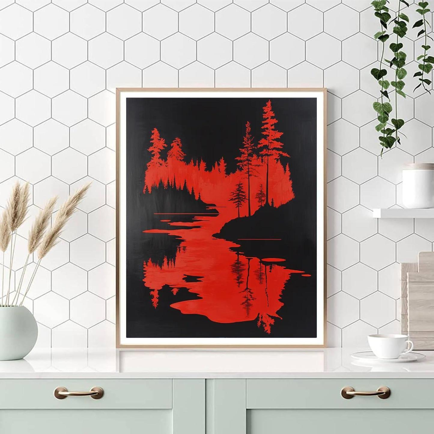 Banksy Inspired Nature's Outcry  DIY Paint By Numbers