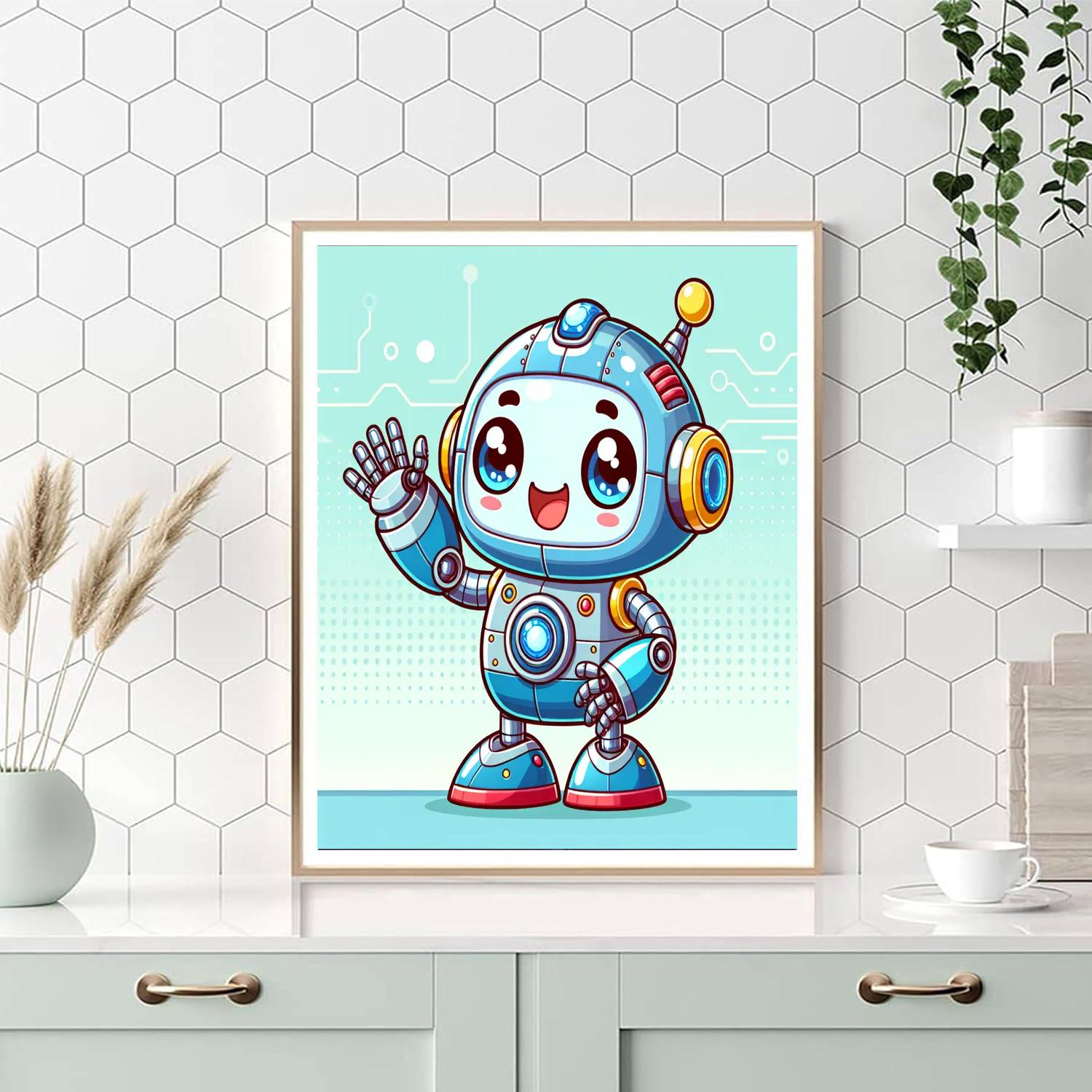 Robotic Revolution Journey Painting Number Kit