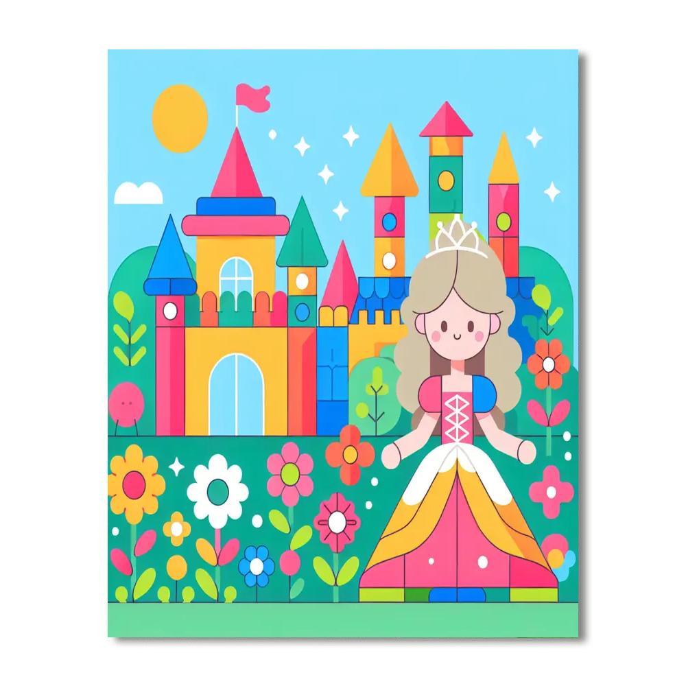 Princess Castle Dreamland DIY Paint By Numbers