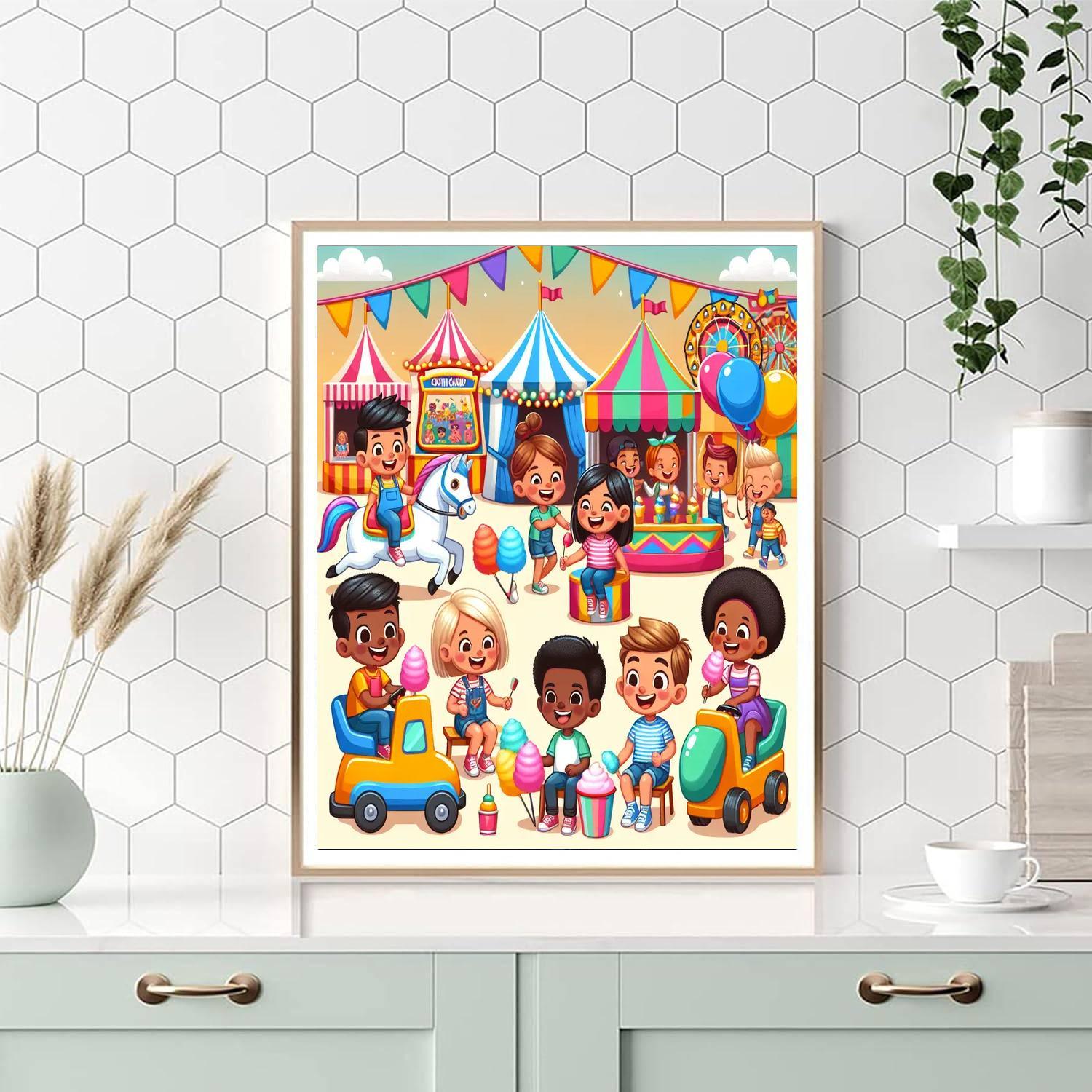 Sunny Carnival Fun Paint By Number