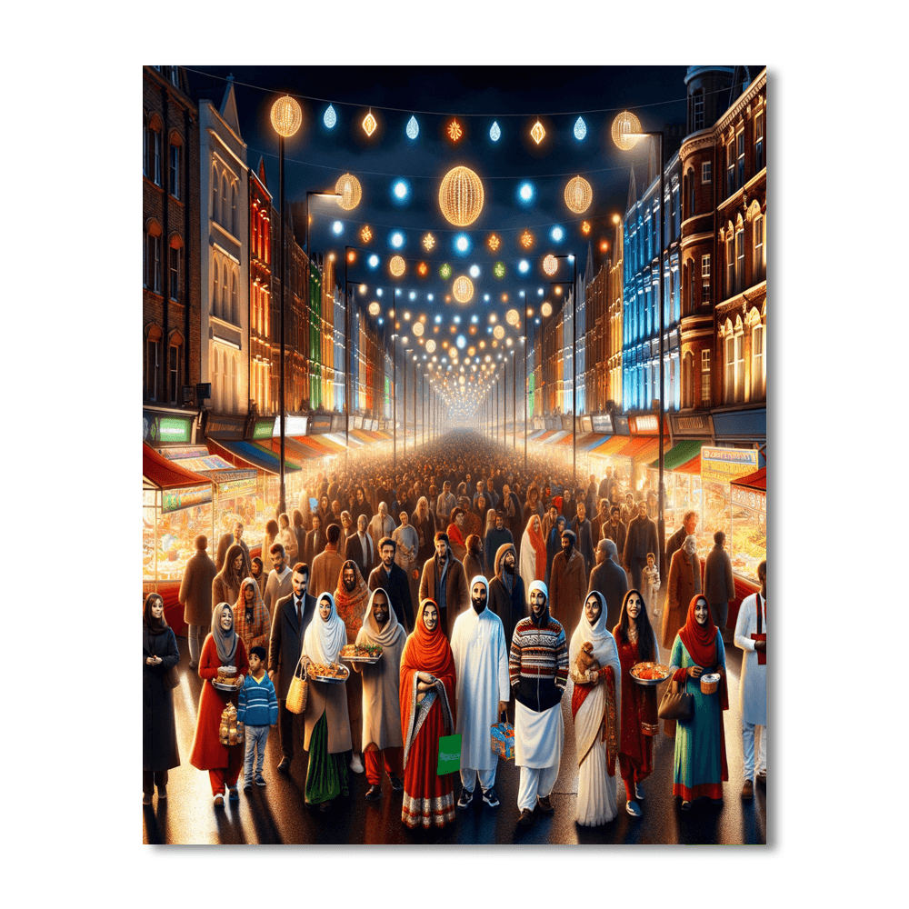 Diwali In Leicester - England Paint By Color