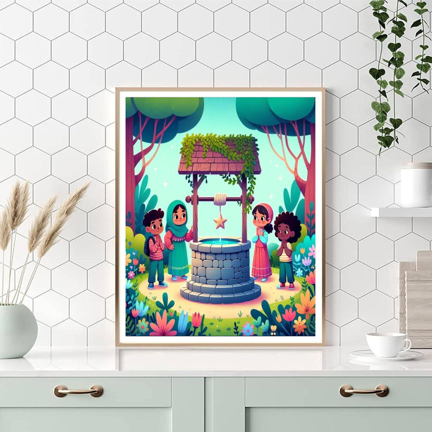 Wishing Well Wishes Paint By Numbers Kits