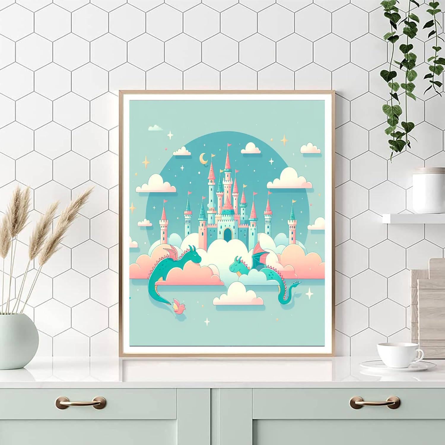 Sweet Dreams Cloud Kingdom Painting By Numbers Kit