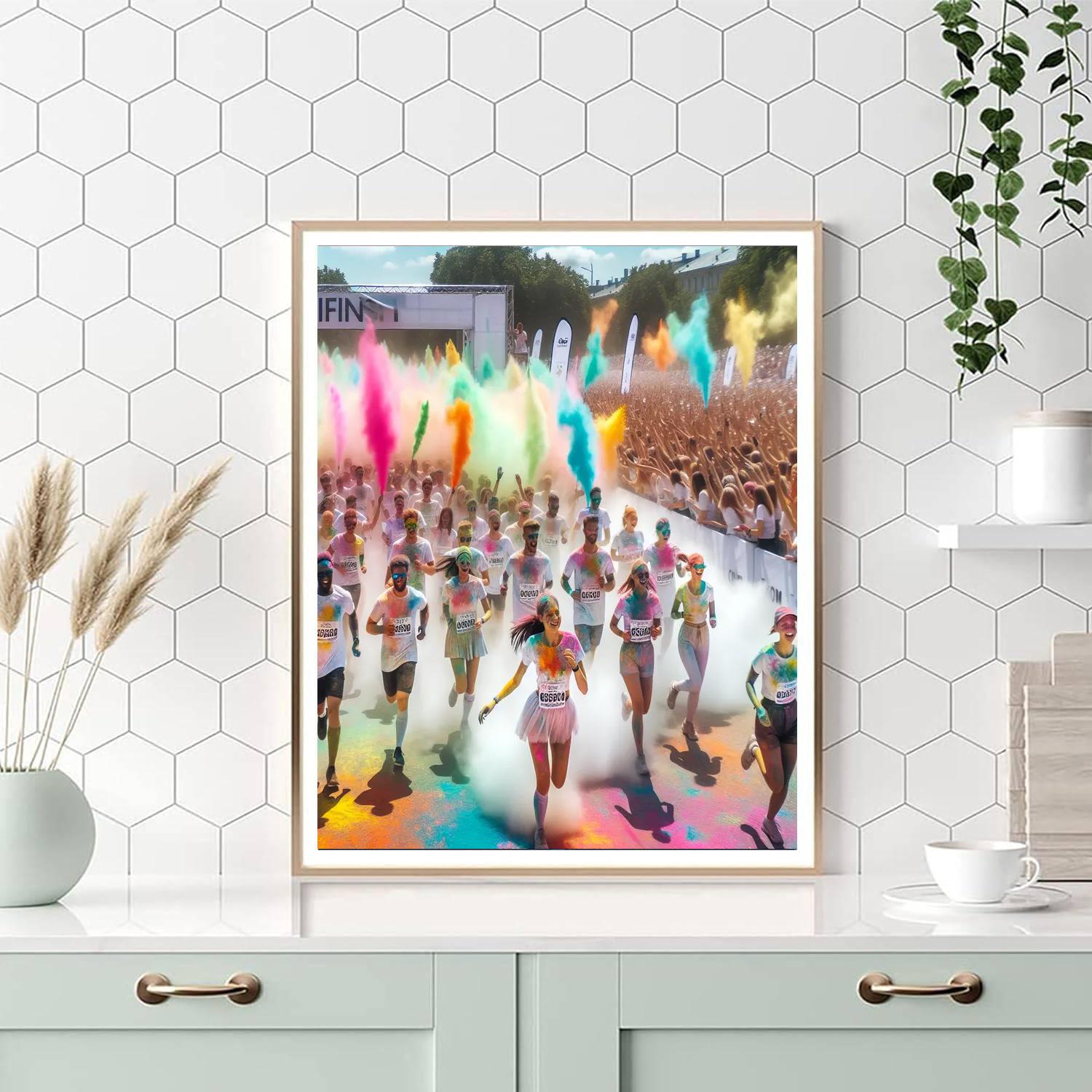 The Color Run - Global Painting By Numbers Kit