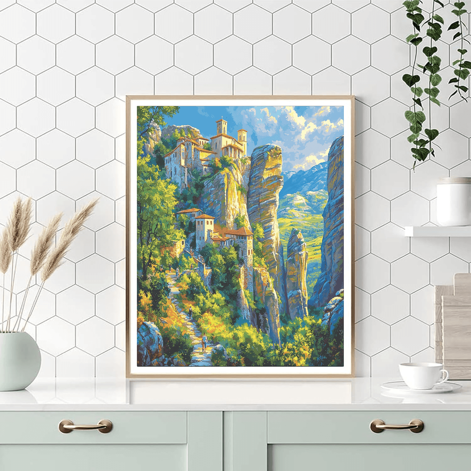 Meteora Monasteries Numbered Painting Kits