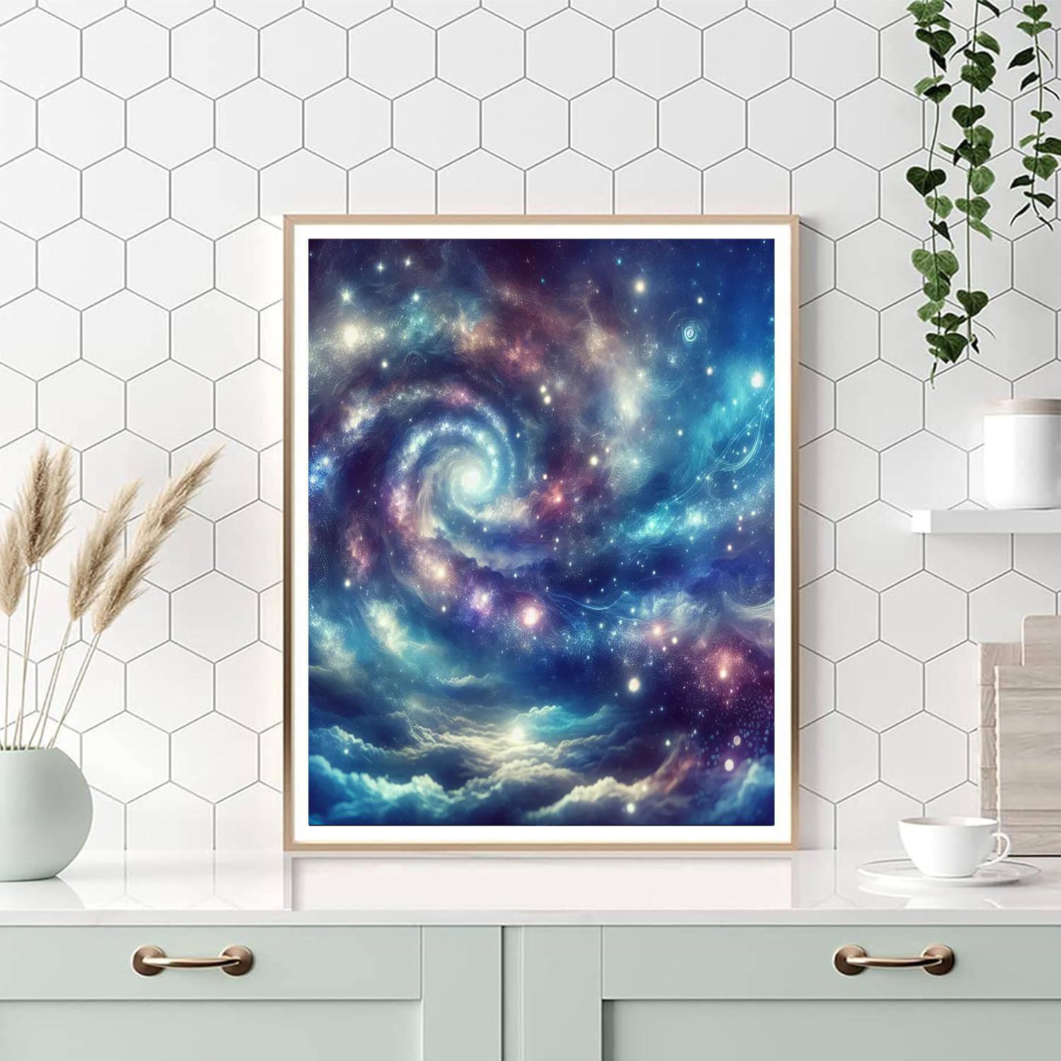 Celestial Dreamer's Voyage Paint By Numbers Art