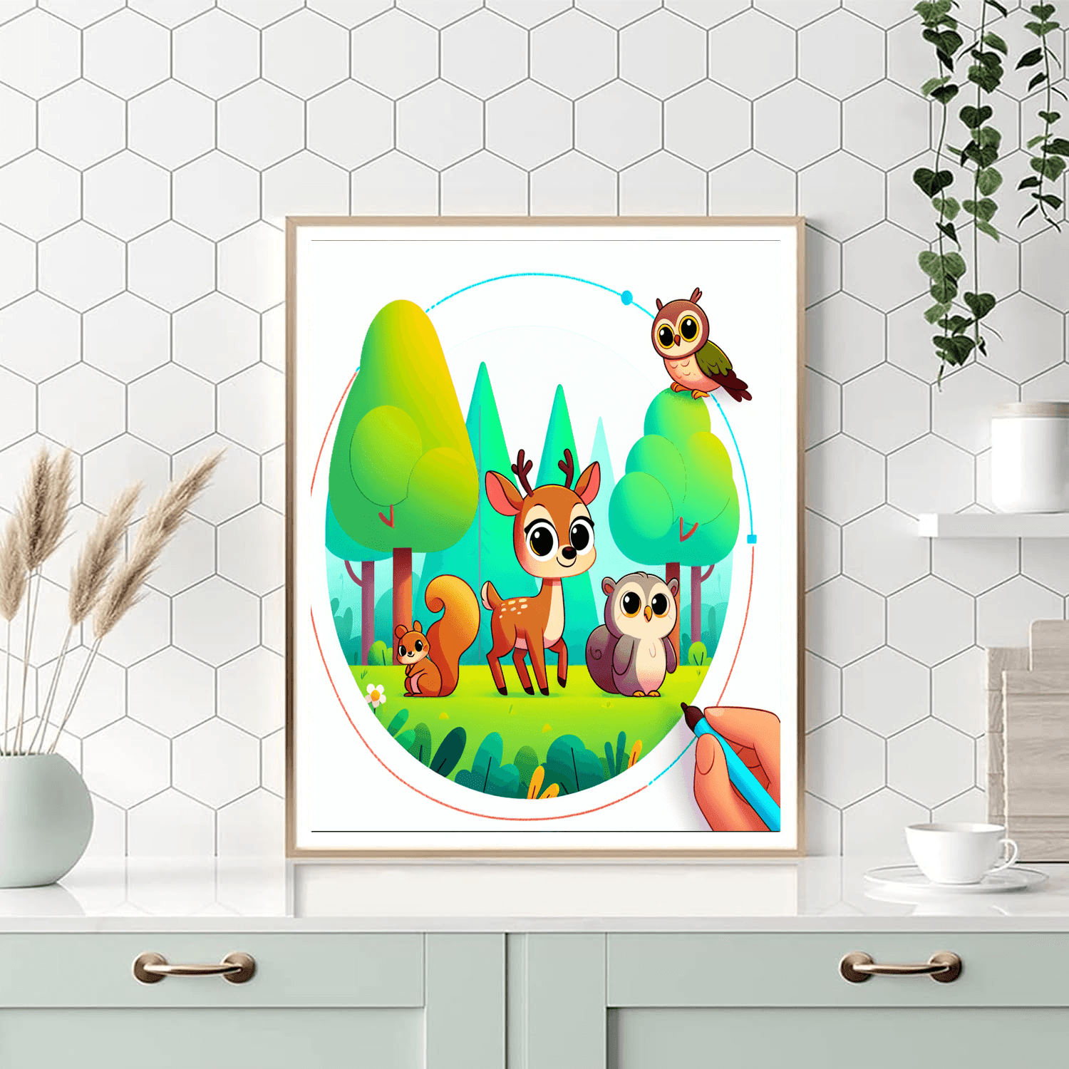 Fairytale Forest Creatures Paint By Numbers