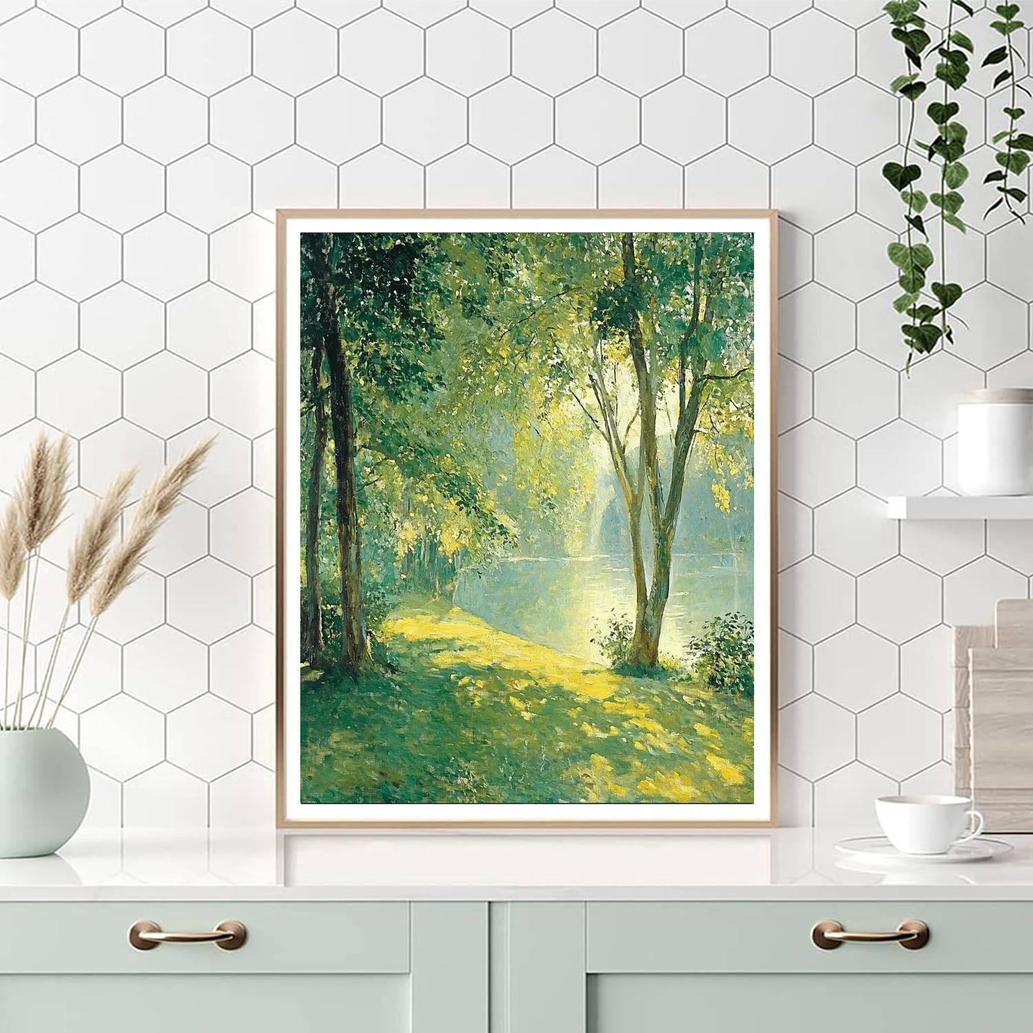 Edgar Degas Inspired Dappled Light  DIY Paint By Numbers