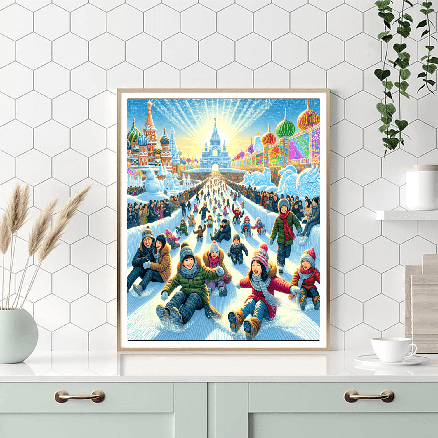 Snow & Ice Festival Painting By Numbers Kit