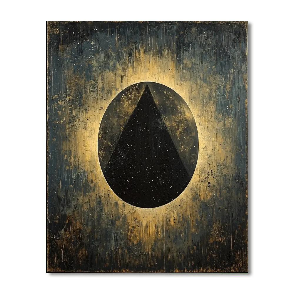 Georges Seurat Inspired Eclipse Of Illumination  Painting Number Kit