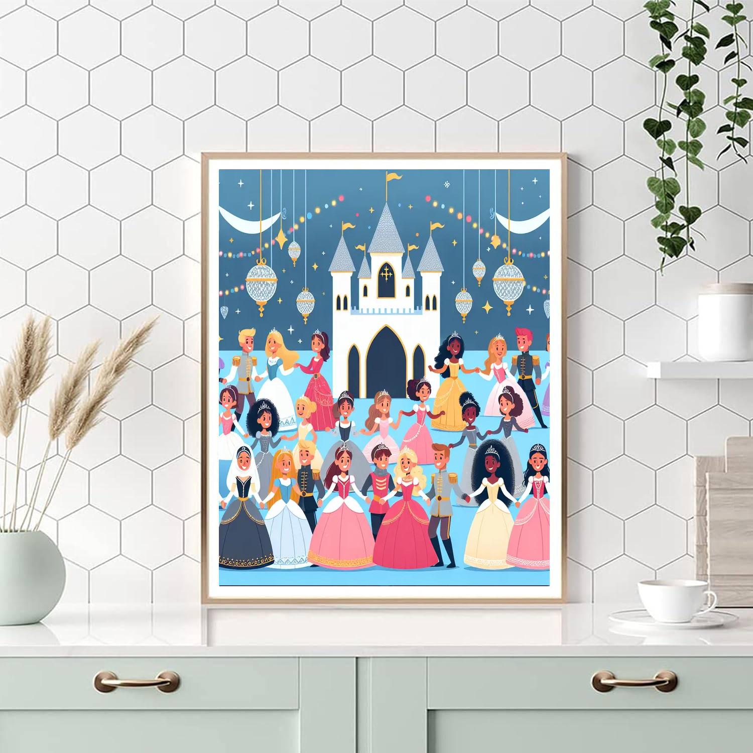 Festive Fairytale Ball Paint By Number