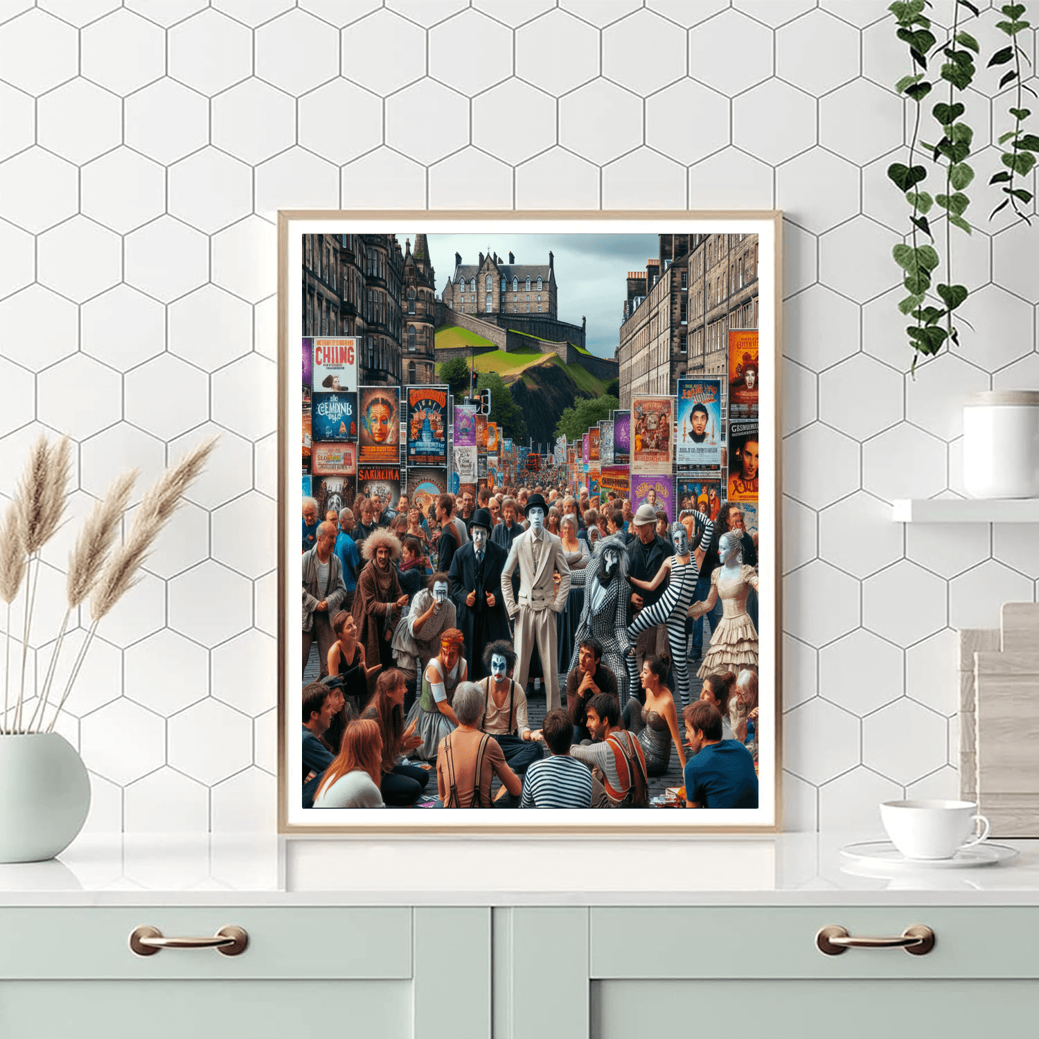 Edinburgh Festival Fringe - Scotland Paint By Numbers Art
