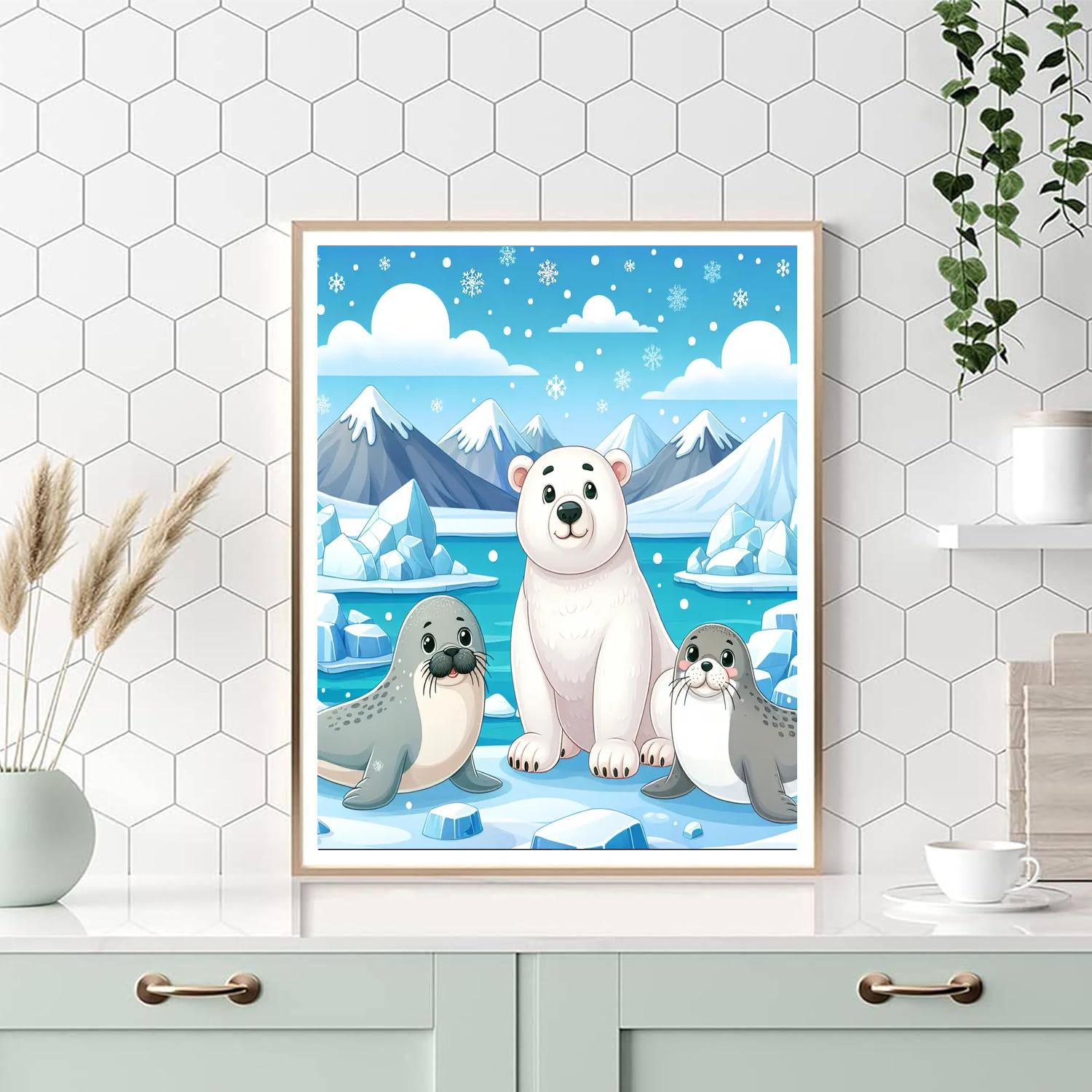 Exploring The Arctic Tundra Paint By Numbers Art