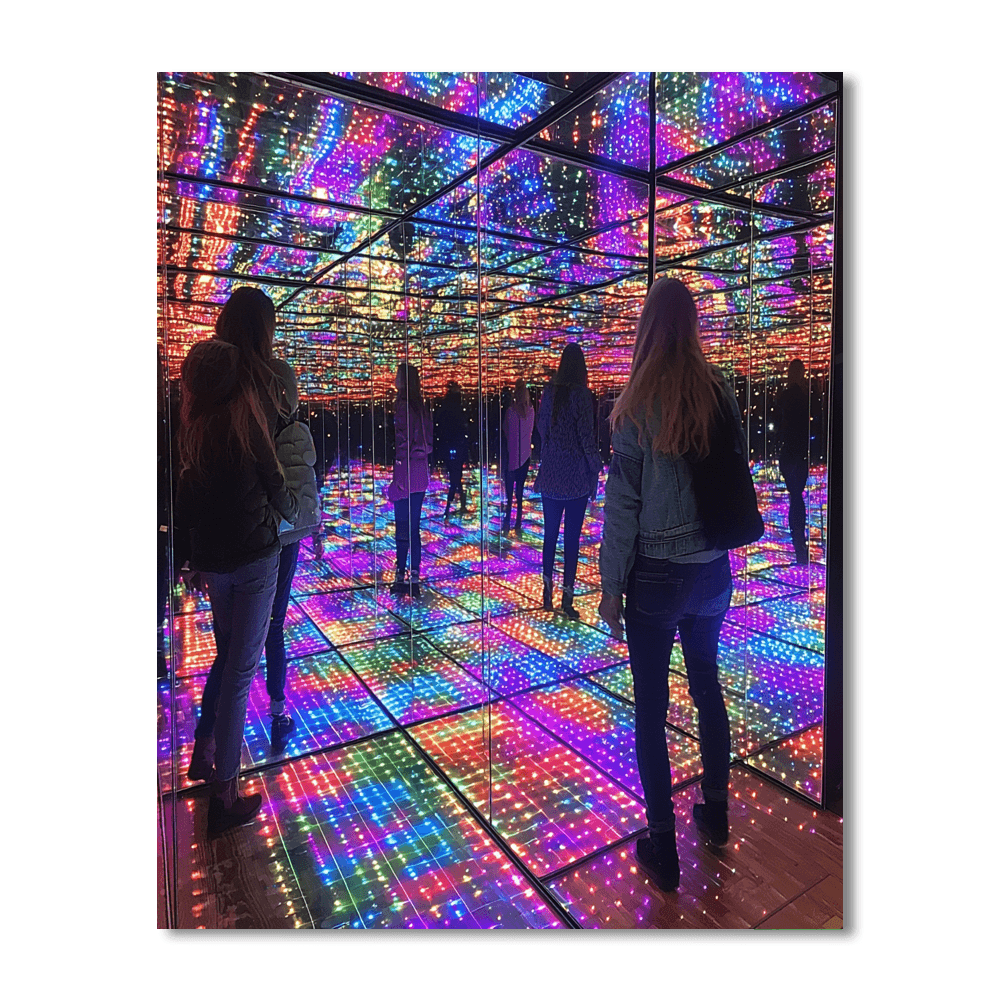 The Infinity Room At The Museum Of Modern Art Numbered Painting Kits