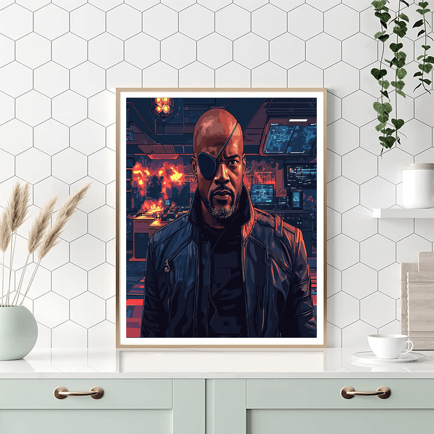 Samuel L. Jackson: The Commanding Presence Of Nick Fury Paint By Color