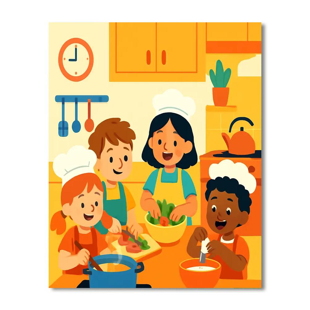 Little Chef's Delight Paint By Number