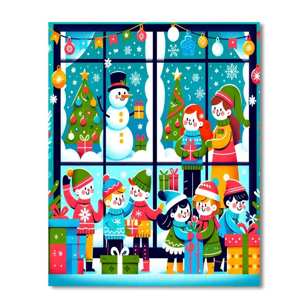 Joyful Holidays Paint By Numbers Kits