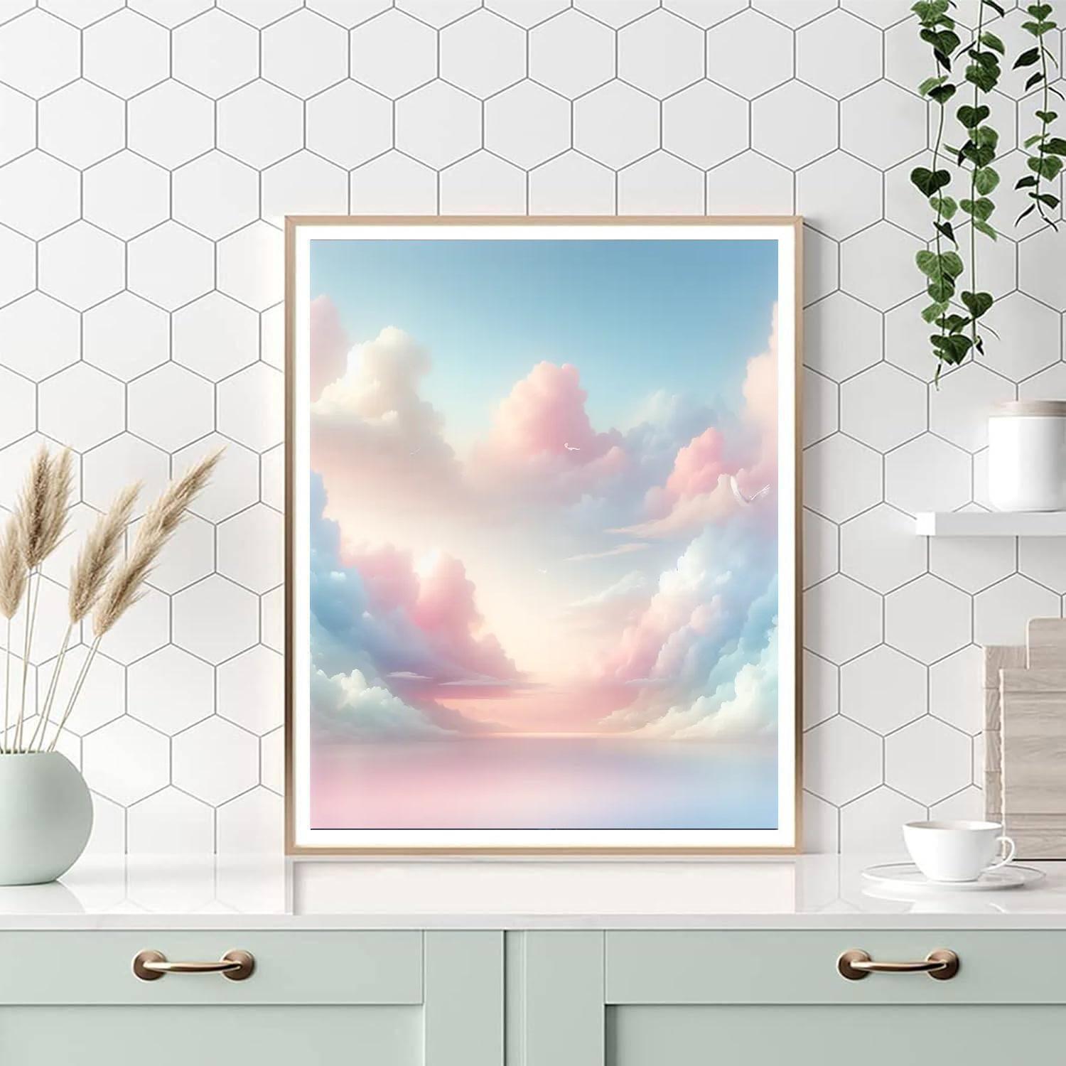 Ethereal Cloud Dreams Number Painting