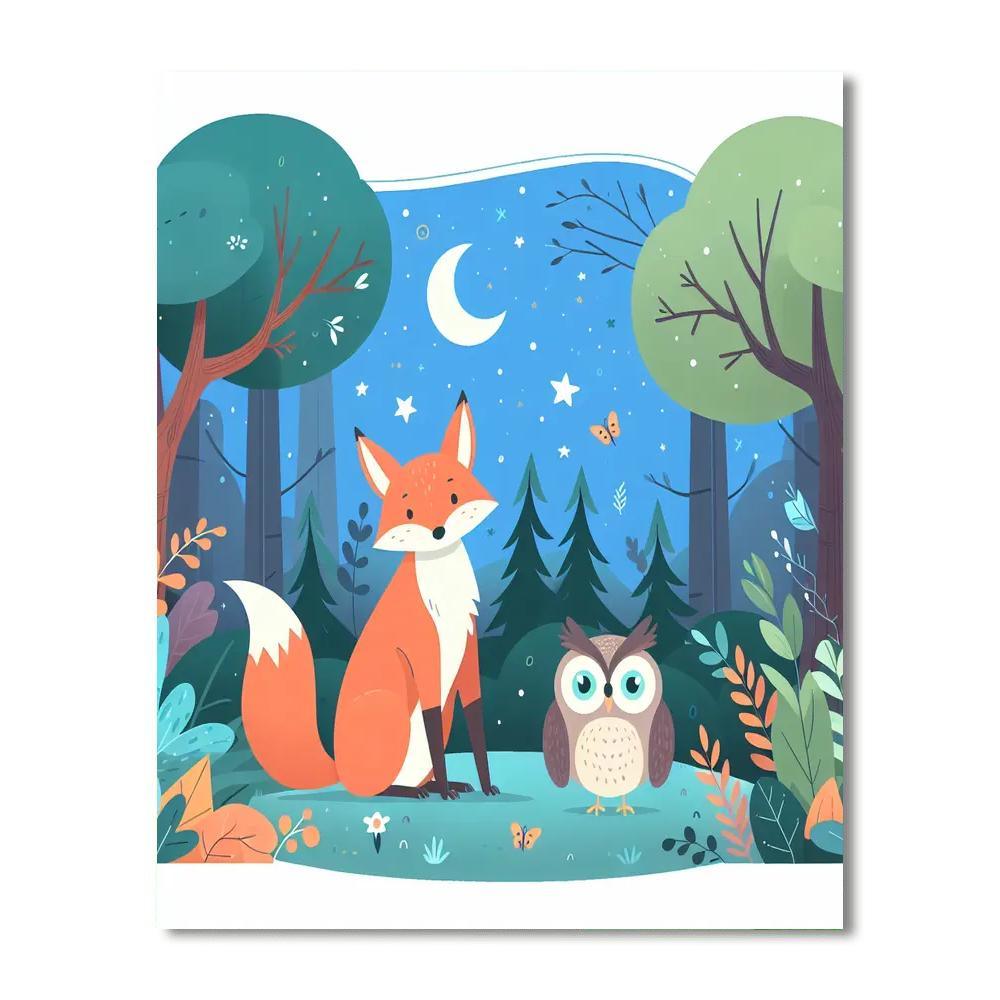 Wild Woods DIY Paint By Numbers