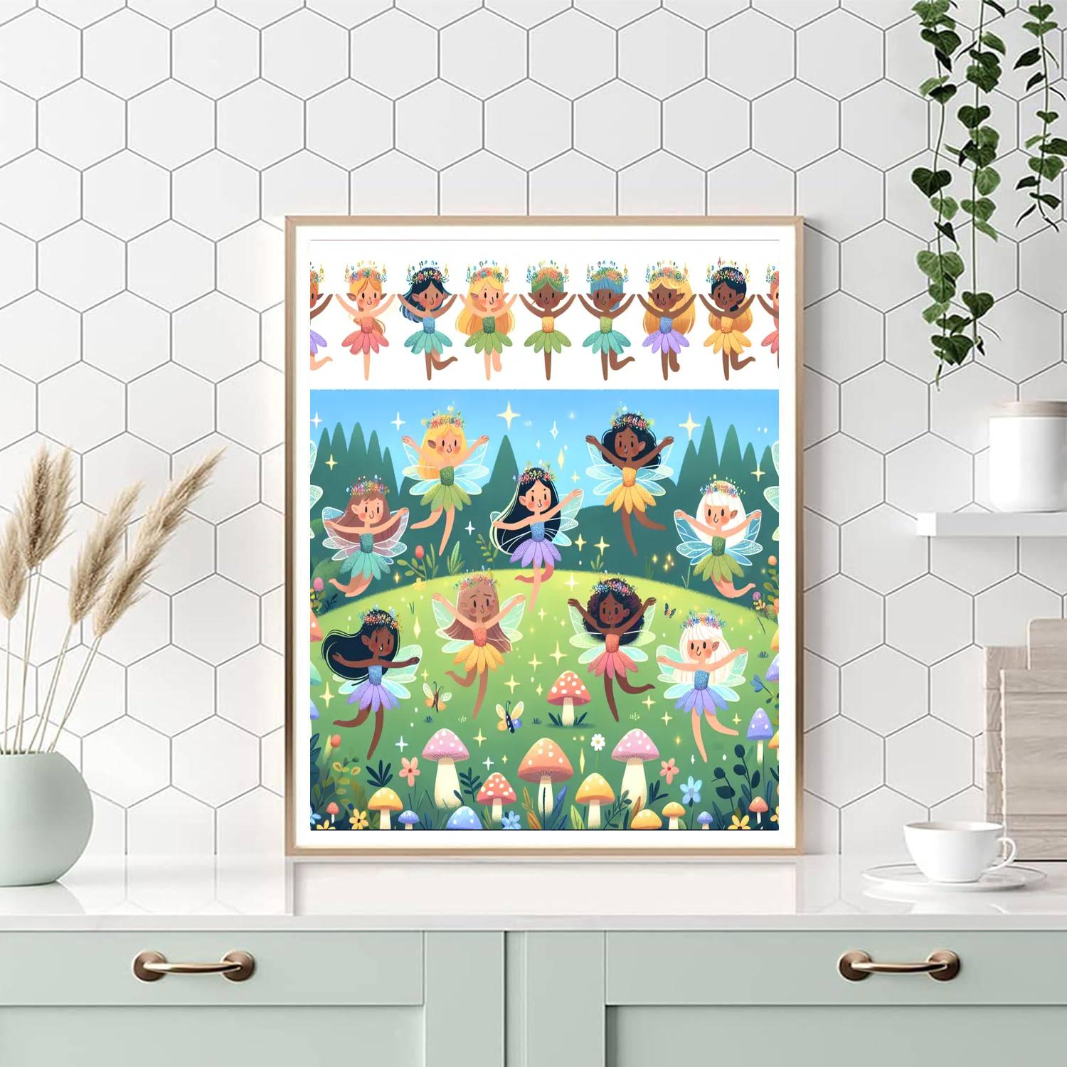 Magical Meadow Merriment Numbered Painting Kits
