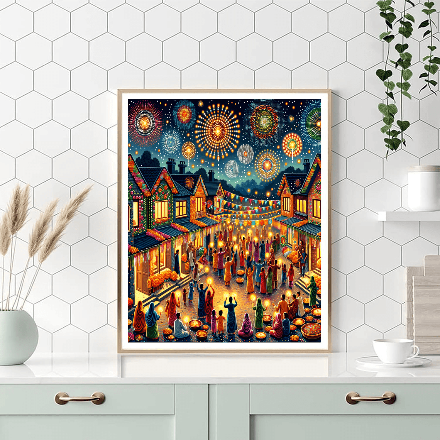 The Diwali Festival - India Numbered Painting Kits