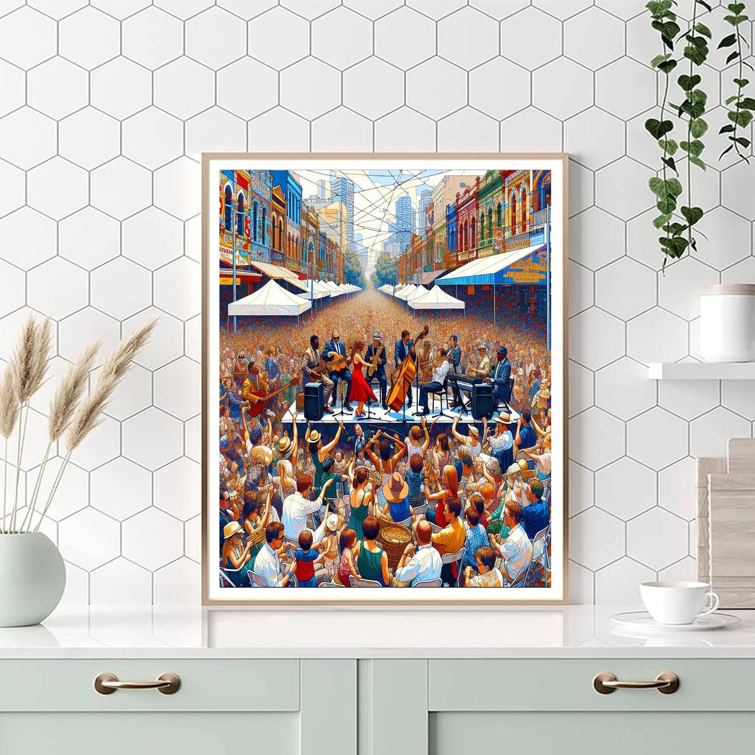 Jazz & Heritage Festival - Australia Paint By Color