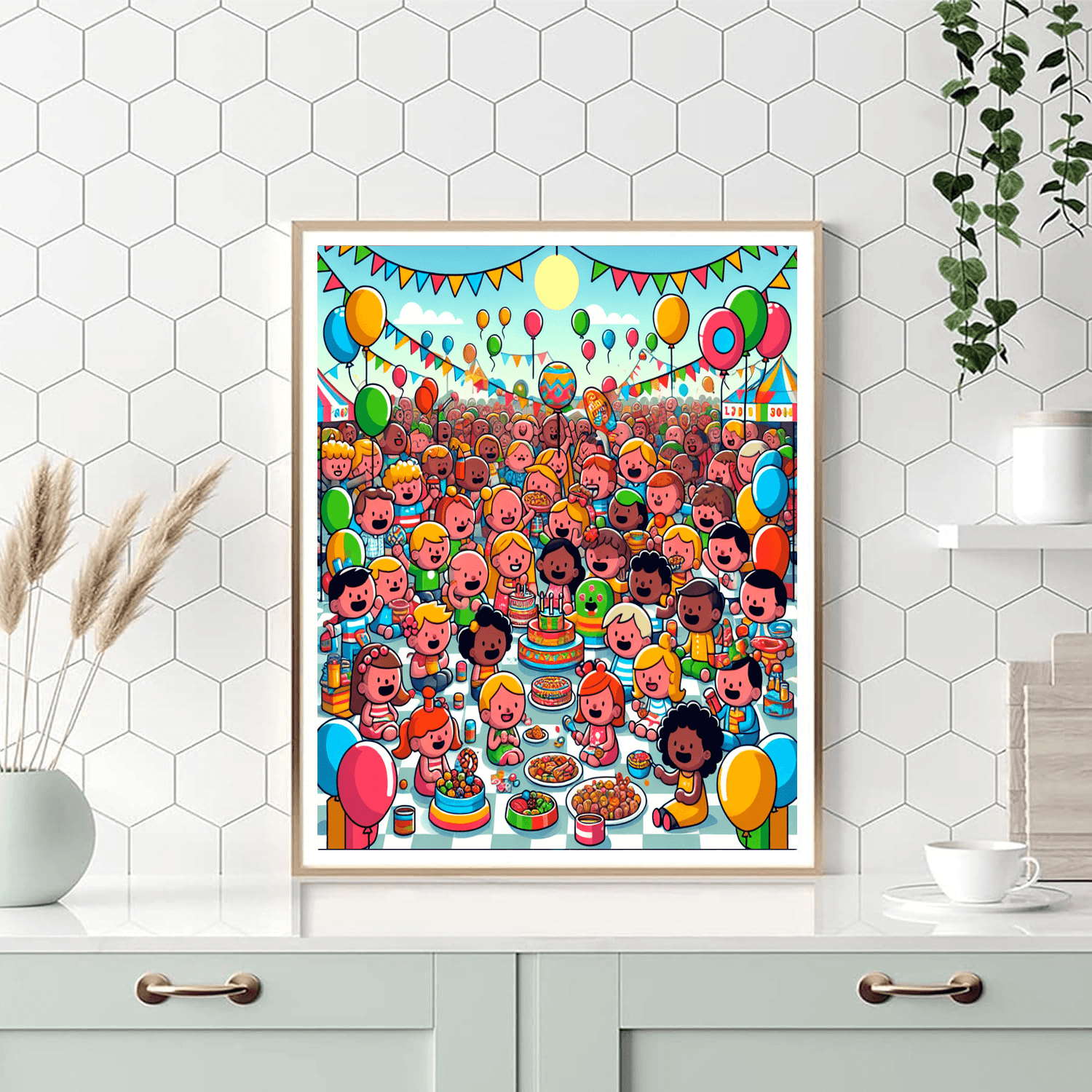 Festival Of Friends DIY Paint By Numbers