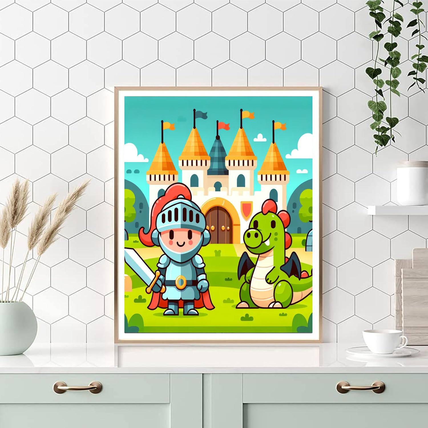 Fanciful Kingdom Quest Paint By Color