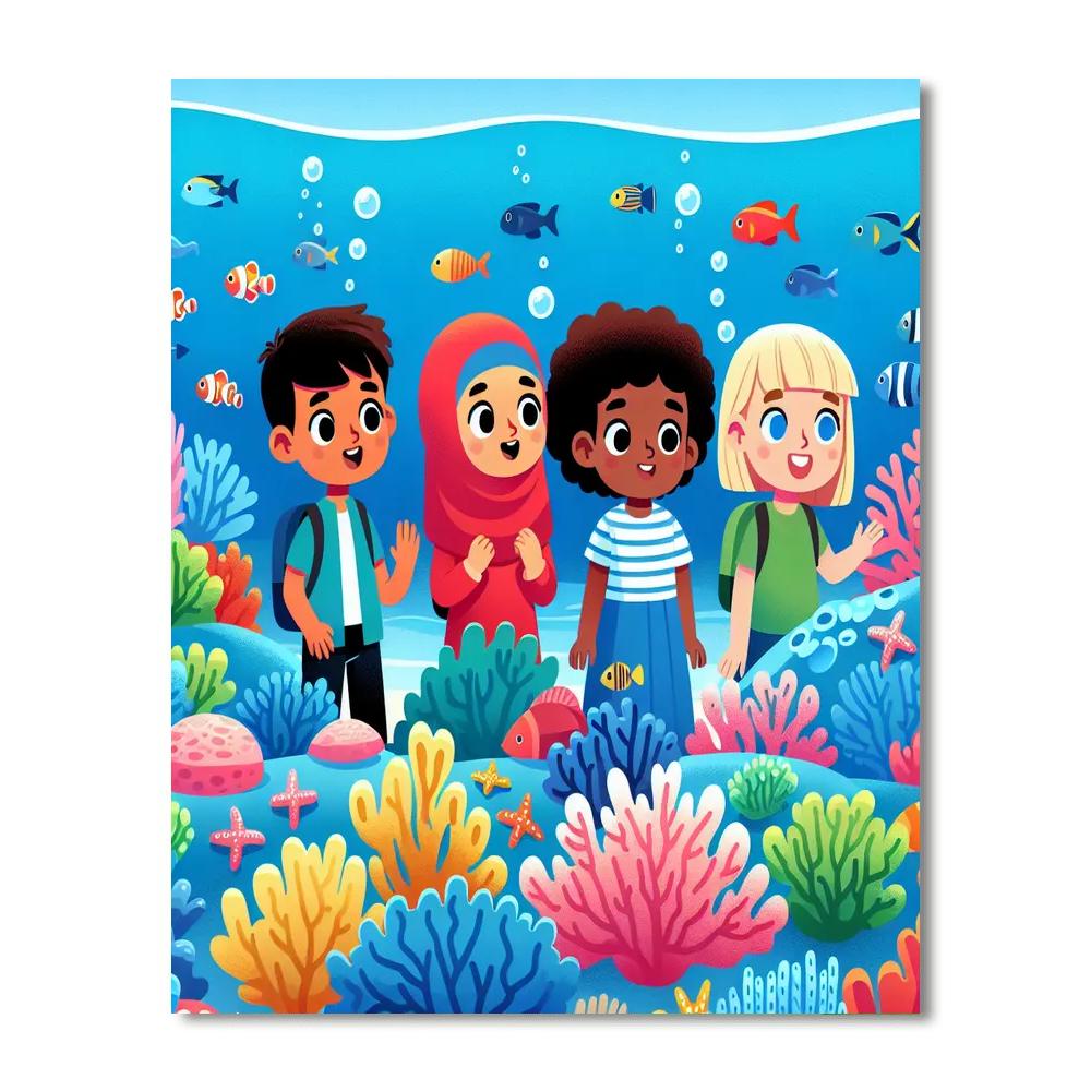 Kingdom Of Coral Paint By Color