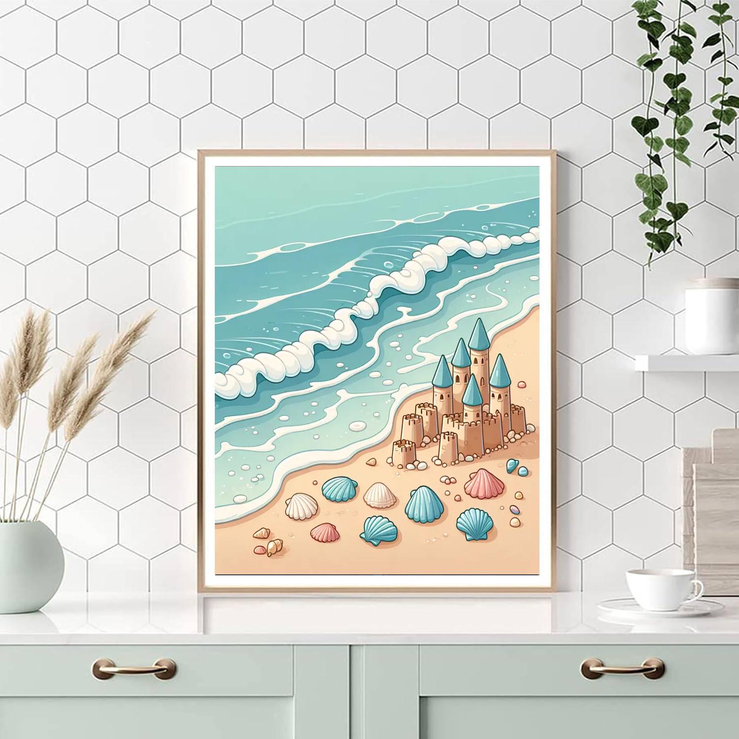 Sunny Beachcomber's Paradise Paint By Color