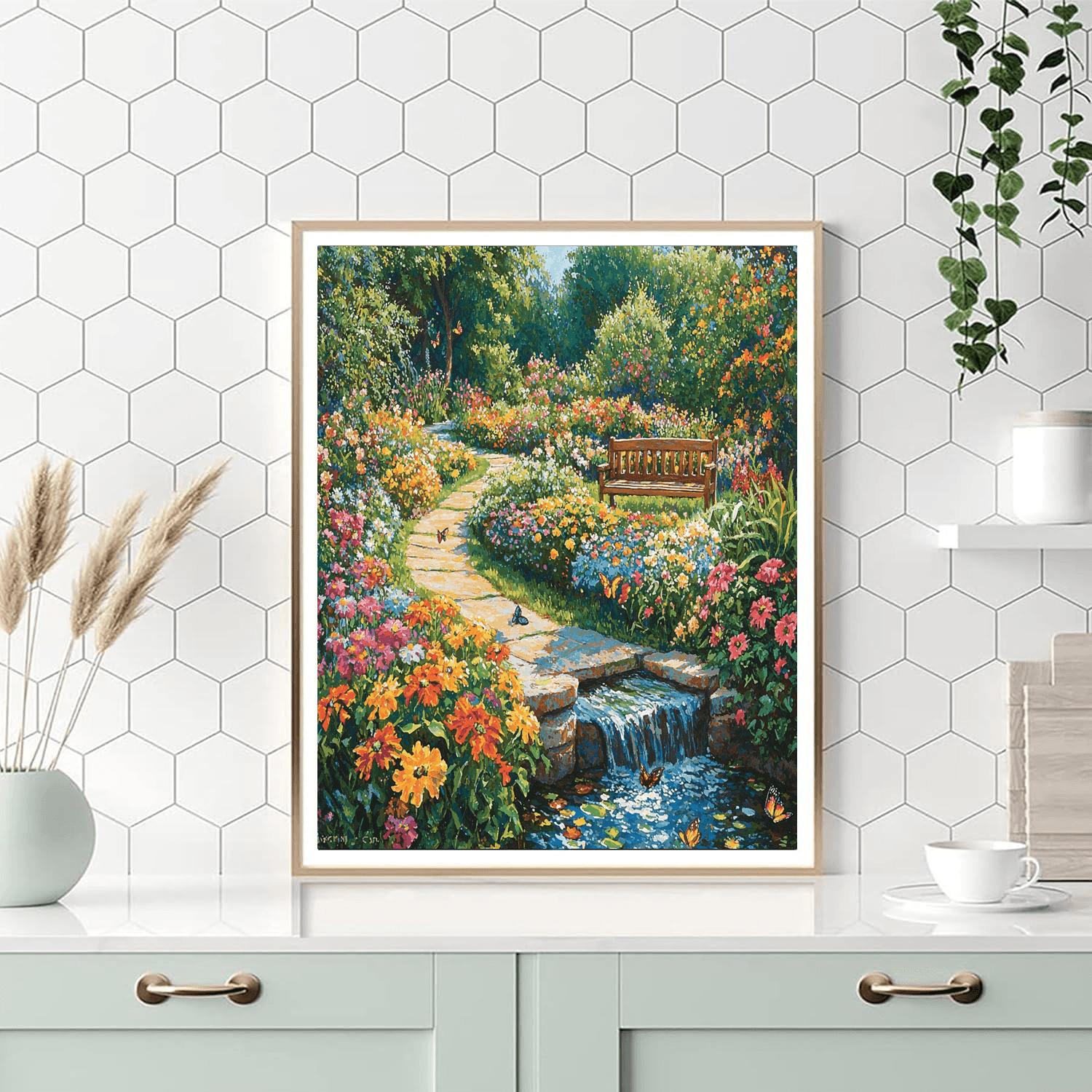 The Secret Garden At Tooting Number Painting