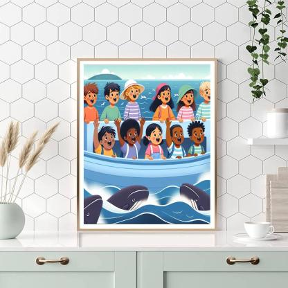 Whale Watcher Excursion Paint By Number