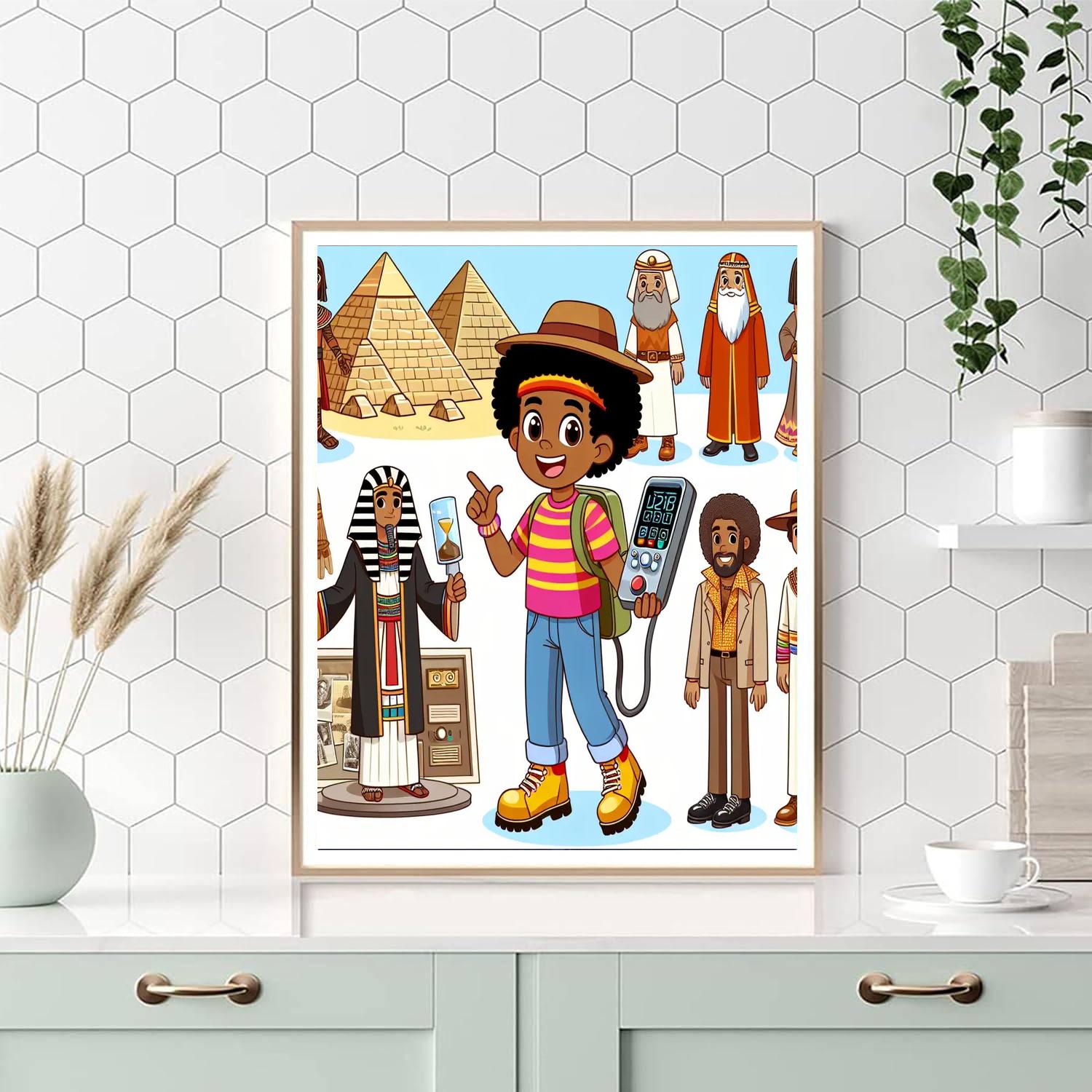 Historic Time Traveler's Adventure Painting By Numbers Kit