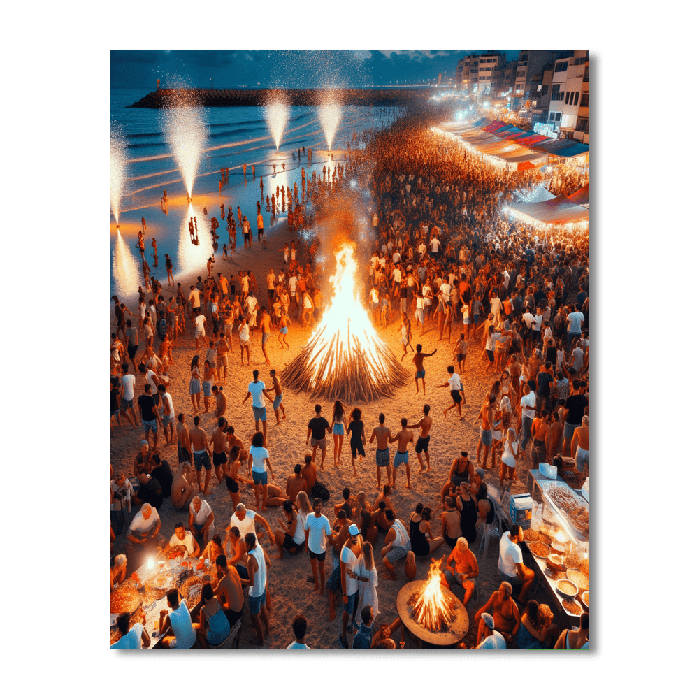 Fiesta De San Juan Painting Number Kit