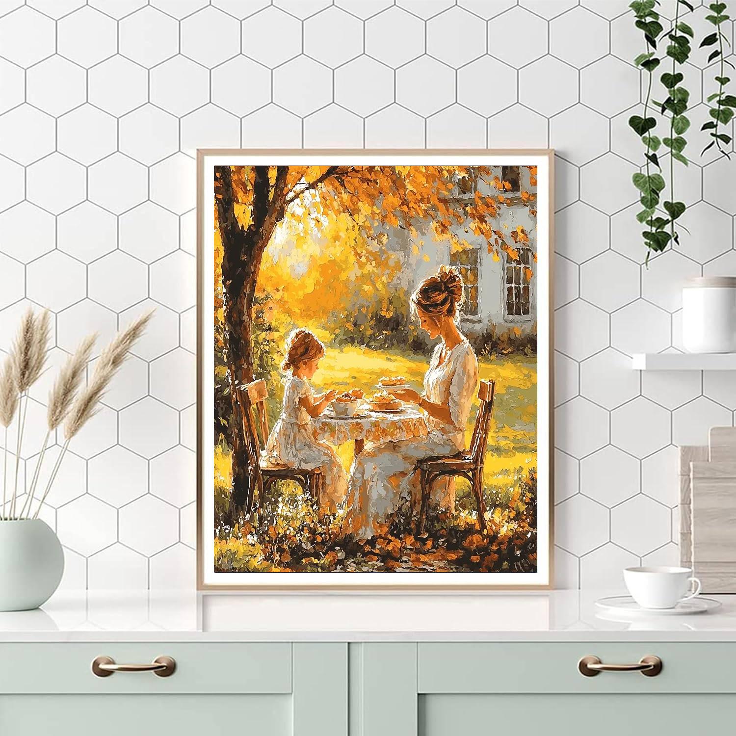 Tender Morning Moments DIY Paint By Numbers
