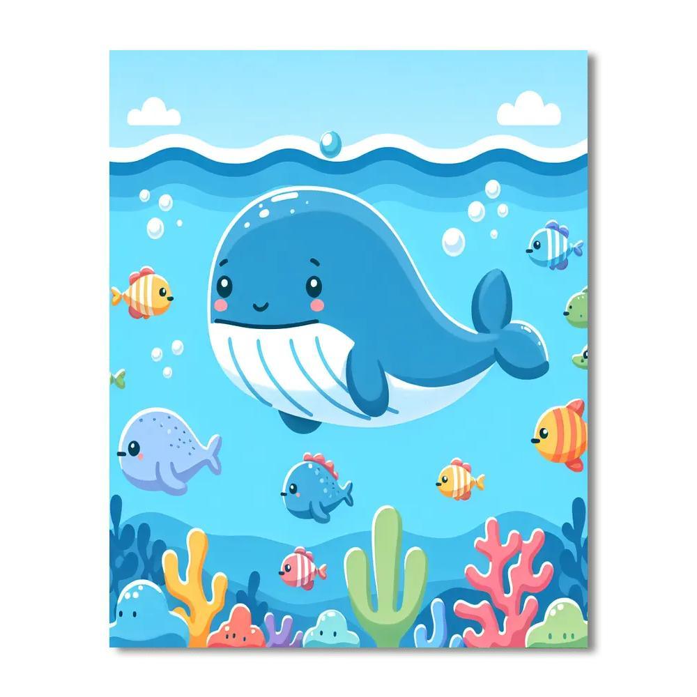 Whale Wonders Expedition Numbered Painting Kits